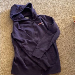 New England Patriots fleece zip up